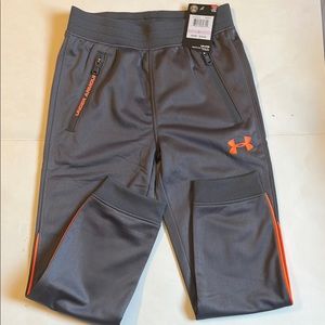 Under Armour Gray and Orange Sweatpants Performance Joggers